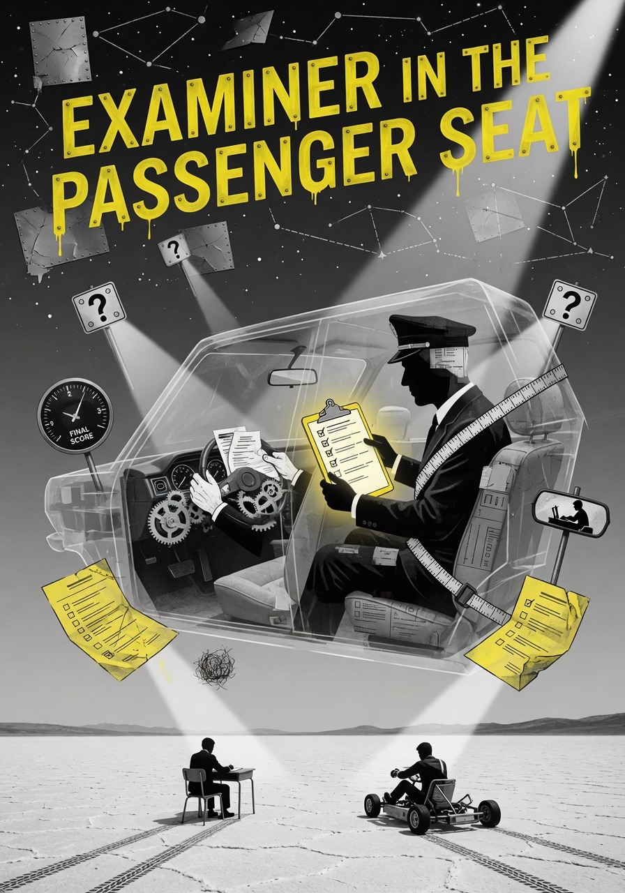 Examiner in the Passenger Seat