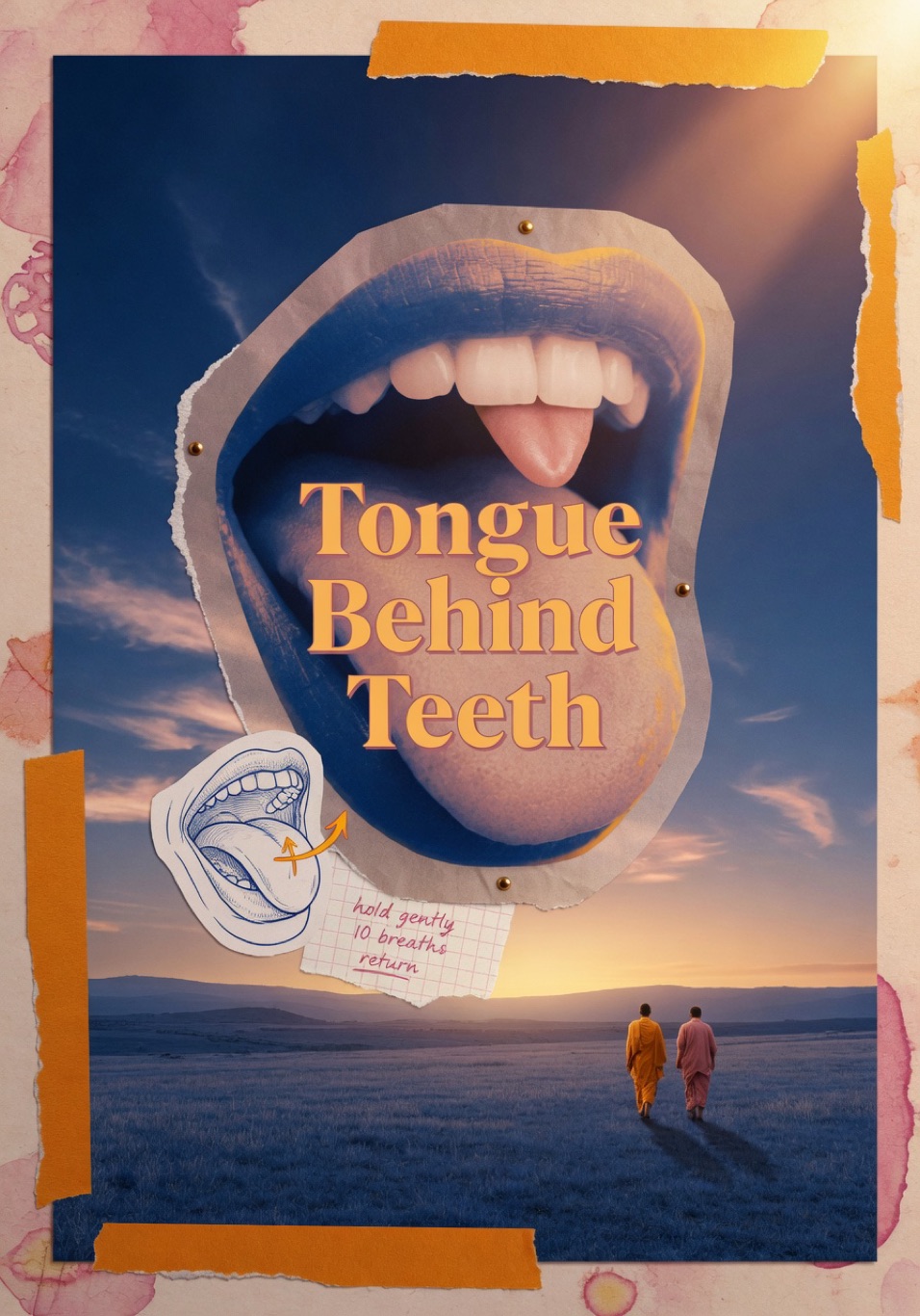 Tongue Behind Teeth