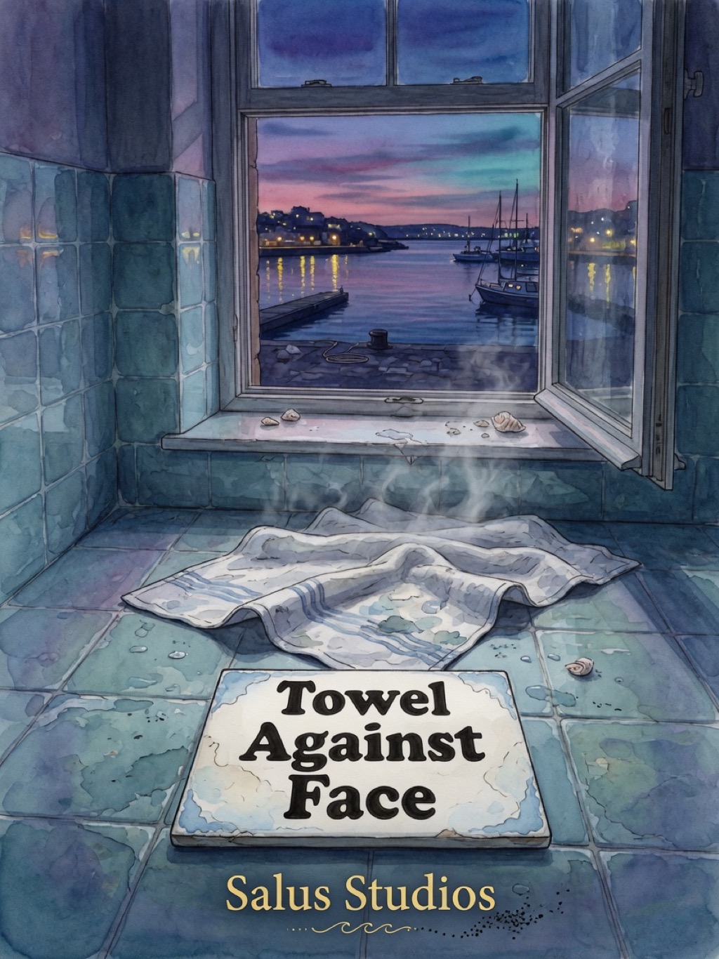 Towel Against Face