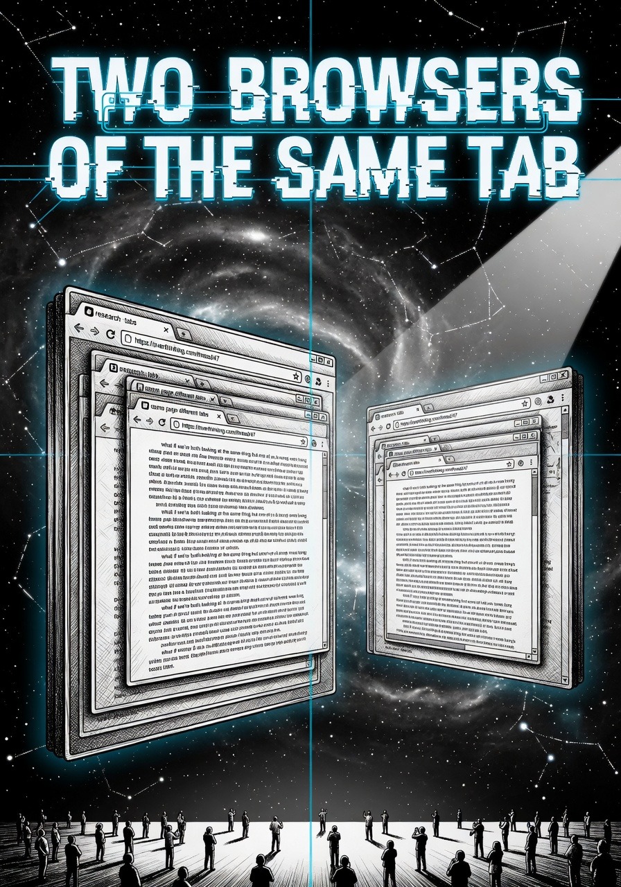 Two Browsers of the Same Tab