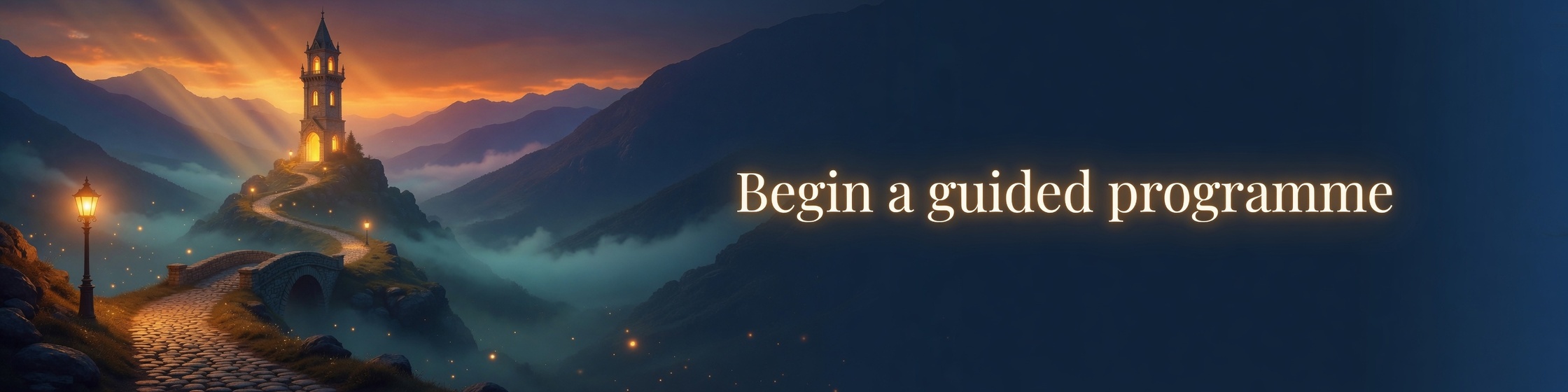 Begin a guided programme